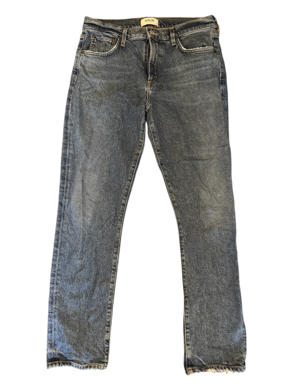 Agolde Toni Mid-Rise Straight Jeans